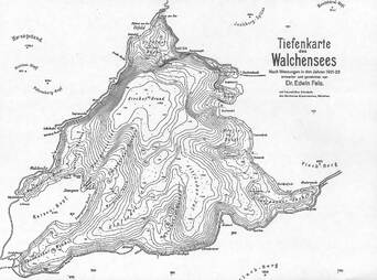 Walchensee Tiefenkarte